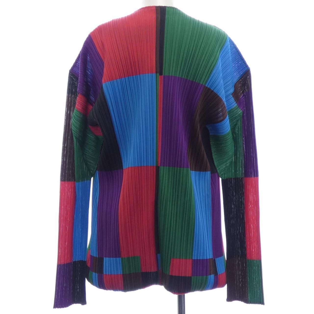 ヴィンテージ プリーツプリーズ PLEATS PLEASE 2001 マルチ PP14-JD344 カーディガン