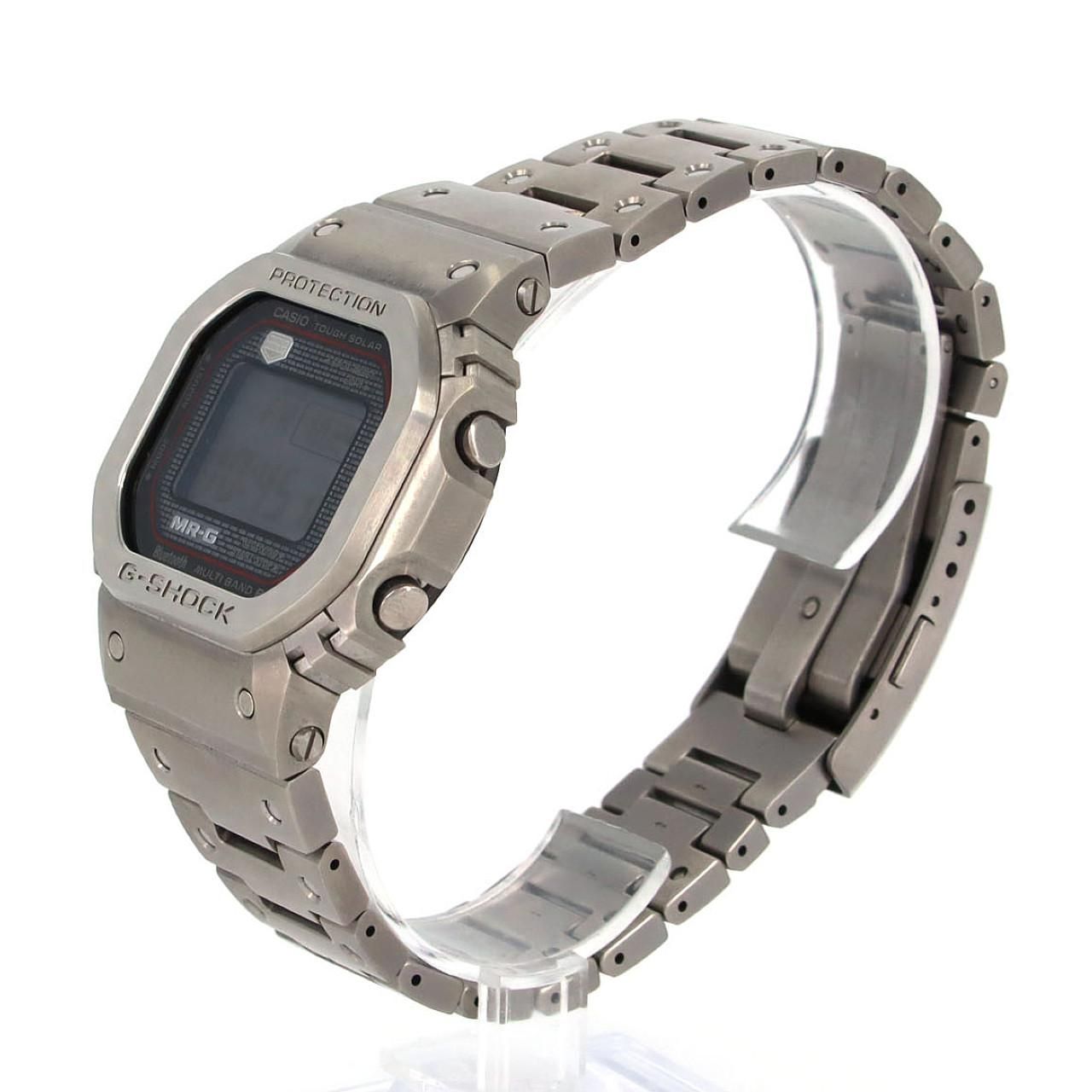 カシオ G SHOCK･MR 電波時計 MRG B 5000 D 1 JR TI ソーラークォーツ