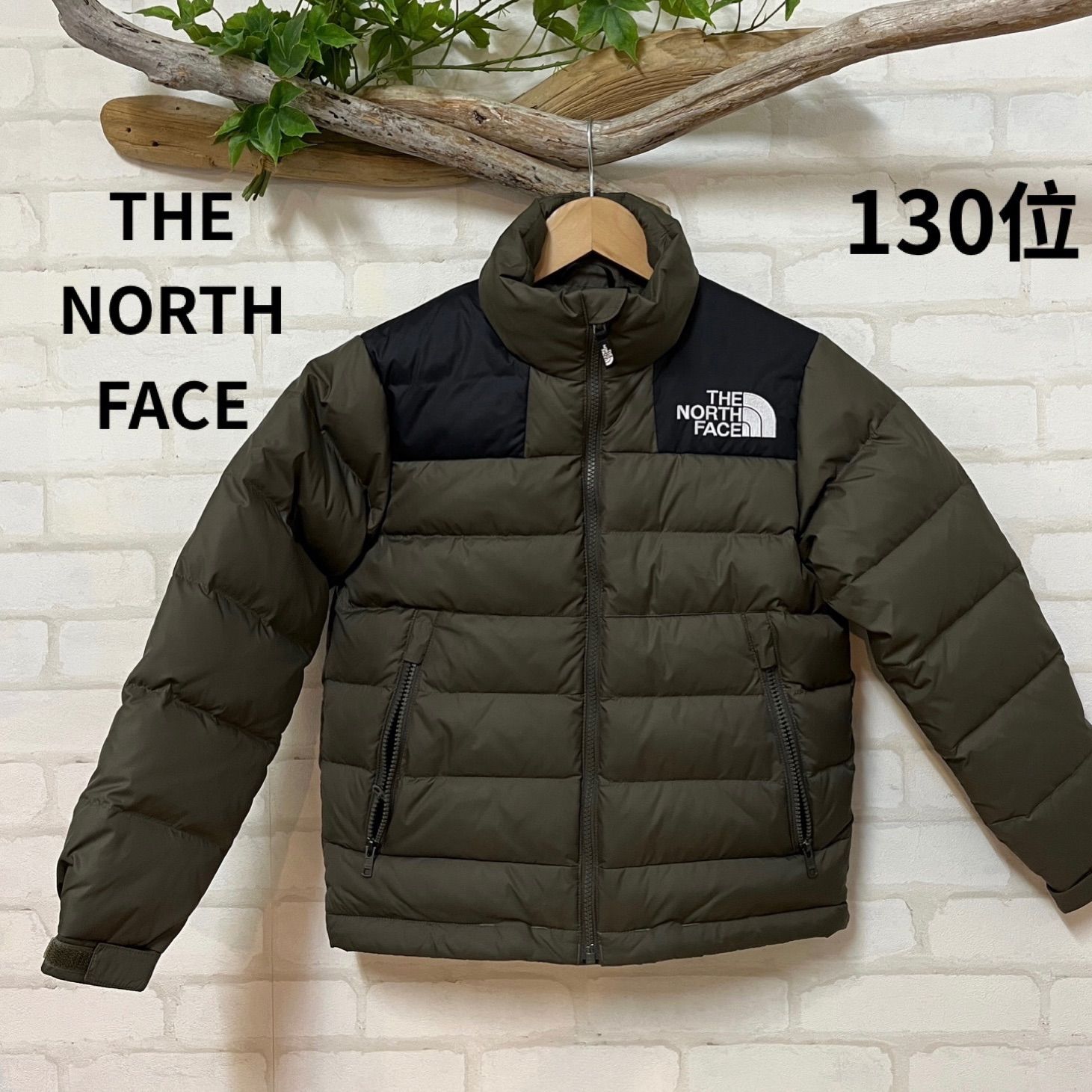 128 子供服 ブランド ザノースフェイス THE NORTH FACE キッズアウター 130㎝くらい ヌプシ