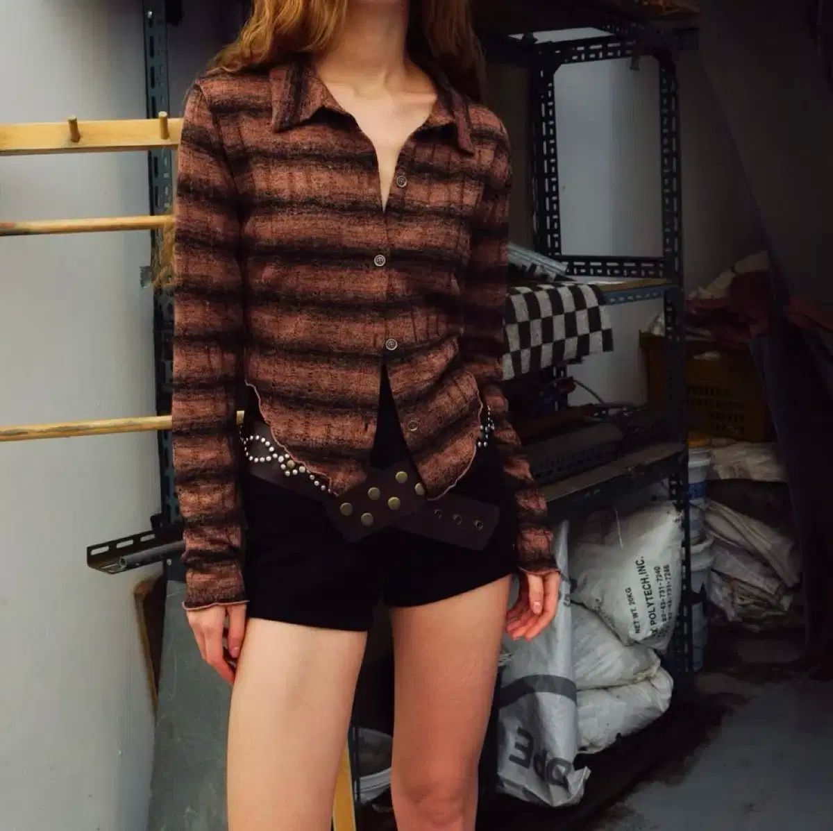 ポリ数Mグランジ ストライプ