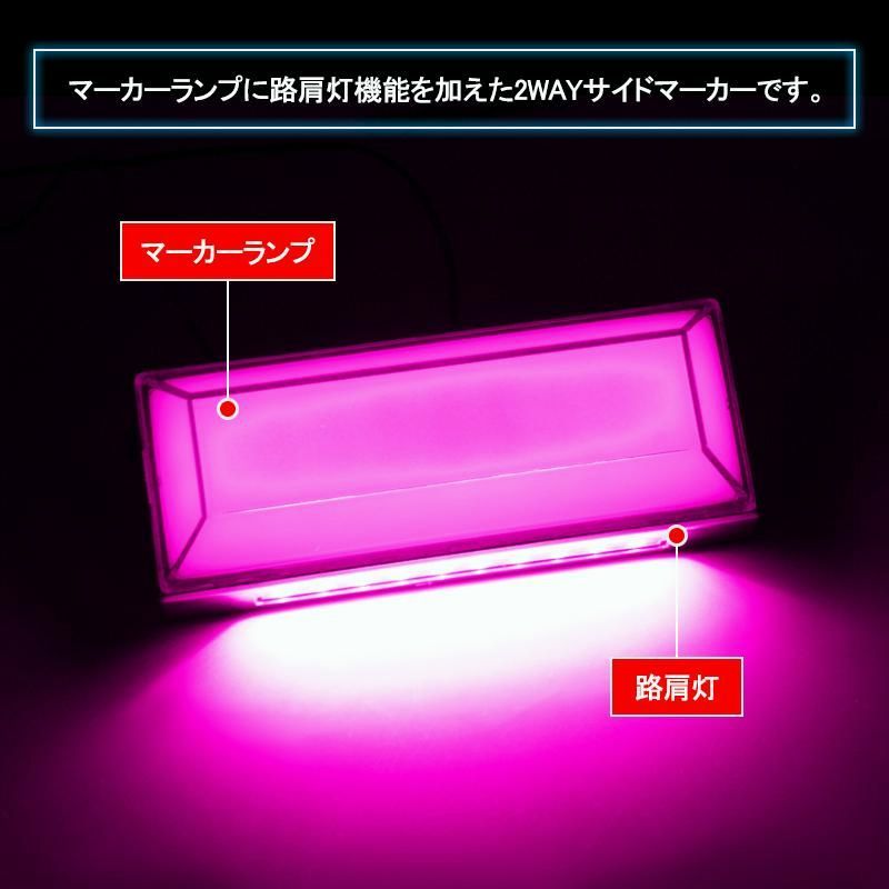 24V車用トラックマーカー LED28連