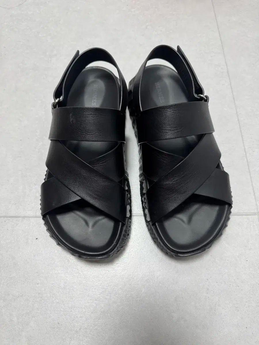 270 Hermes エルメス Electric サンダル ブラック - メルカリ