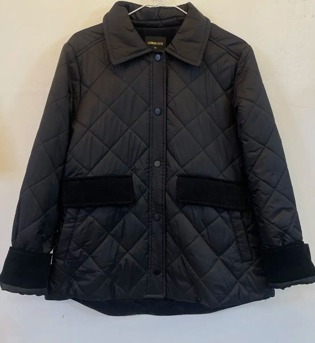 ジョルジュ レ ルー コーデュロイ バイ キルティングジャケット 軽量ダウン 軽量ジャケット キルトダウン