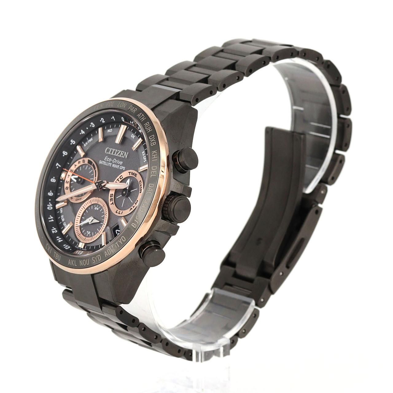 シチズン アテッサ サテライトウエーブGPS電波時計 F 950 T 027318 CC 4016 67 E TI ソーラークォーツ