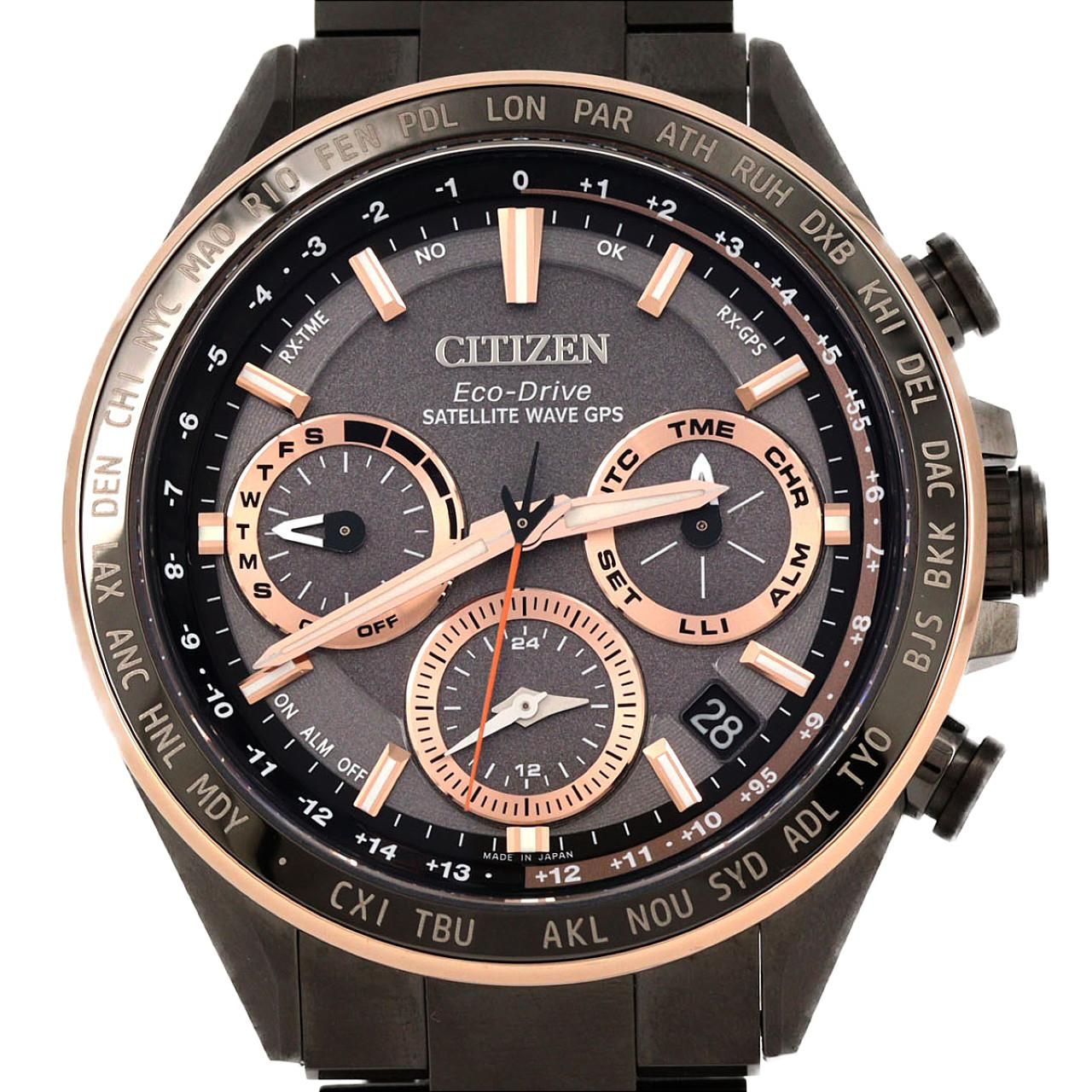 シチズン アテッサ サテライトウエーブGPS電波時計 F950-T027318|CC4016-67E TI ソーラークォーツ