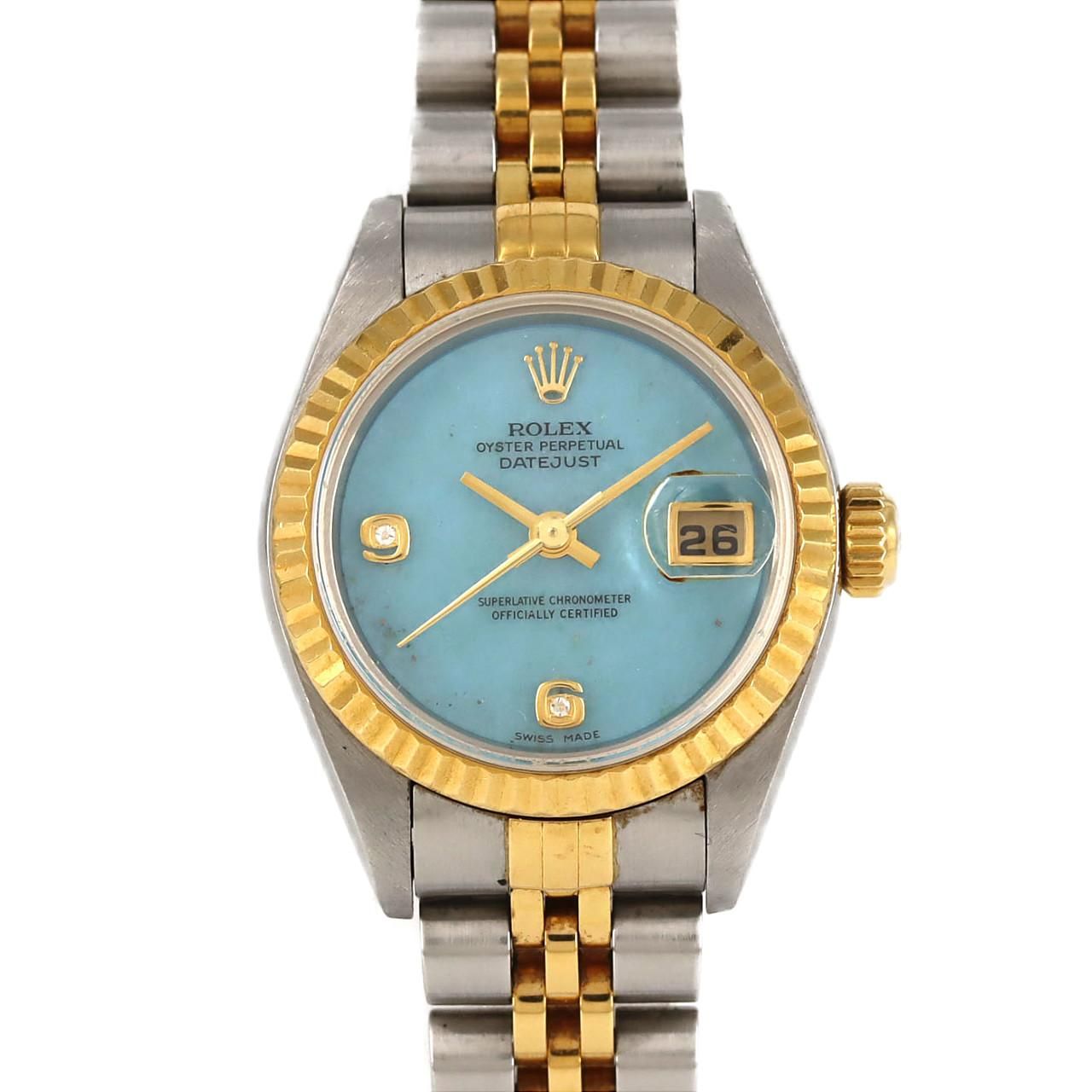 ロレックス デイトジャスト 79173 2BR SSxYG 自動巻 A番 - メルカリ