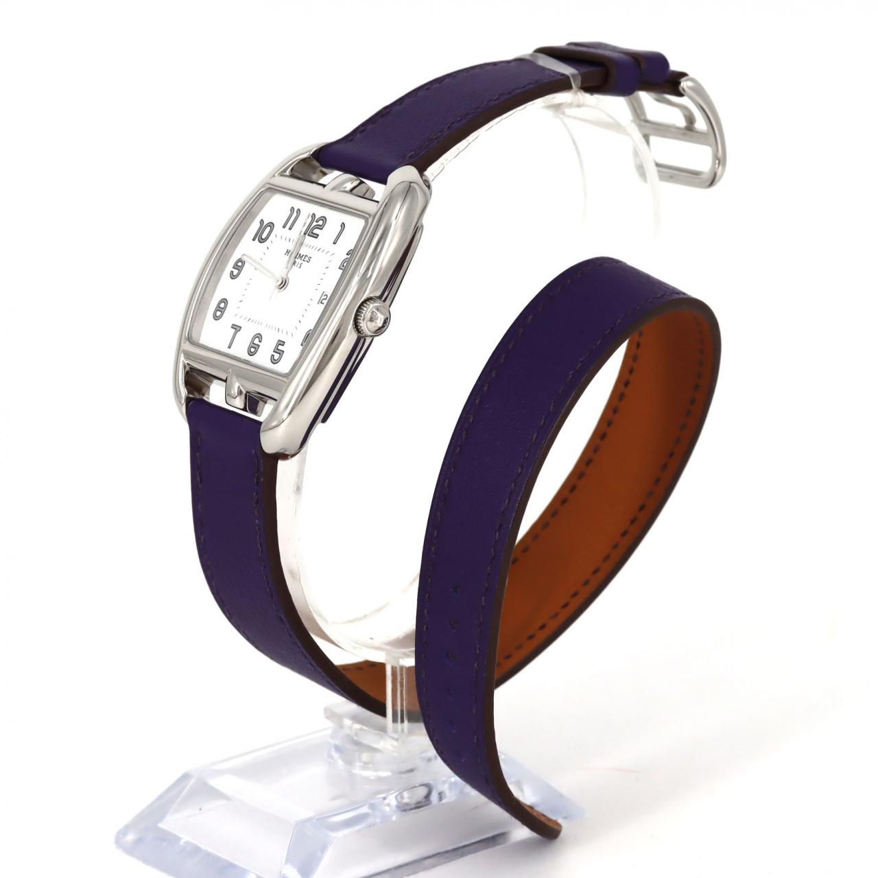 エルメス ケープコッドトノー･ドゥブルトゥール CT 1 710 SS クォーツ