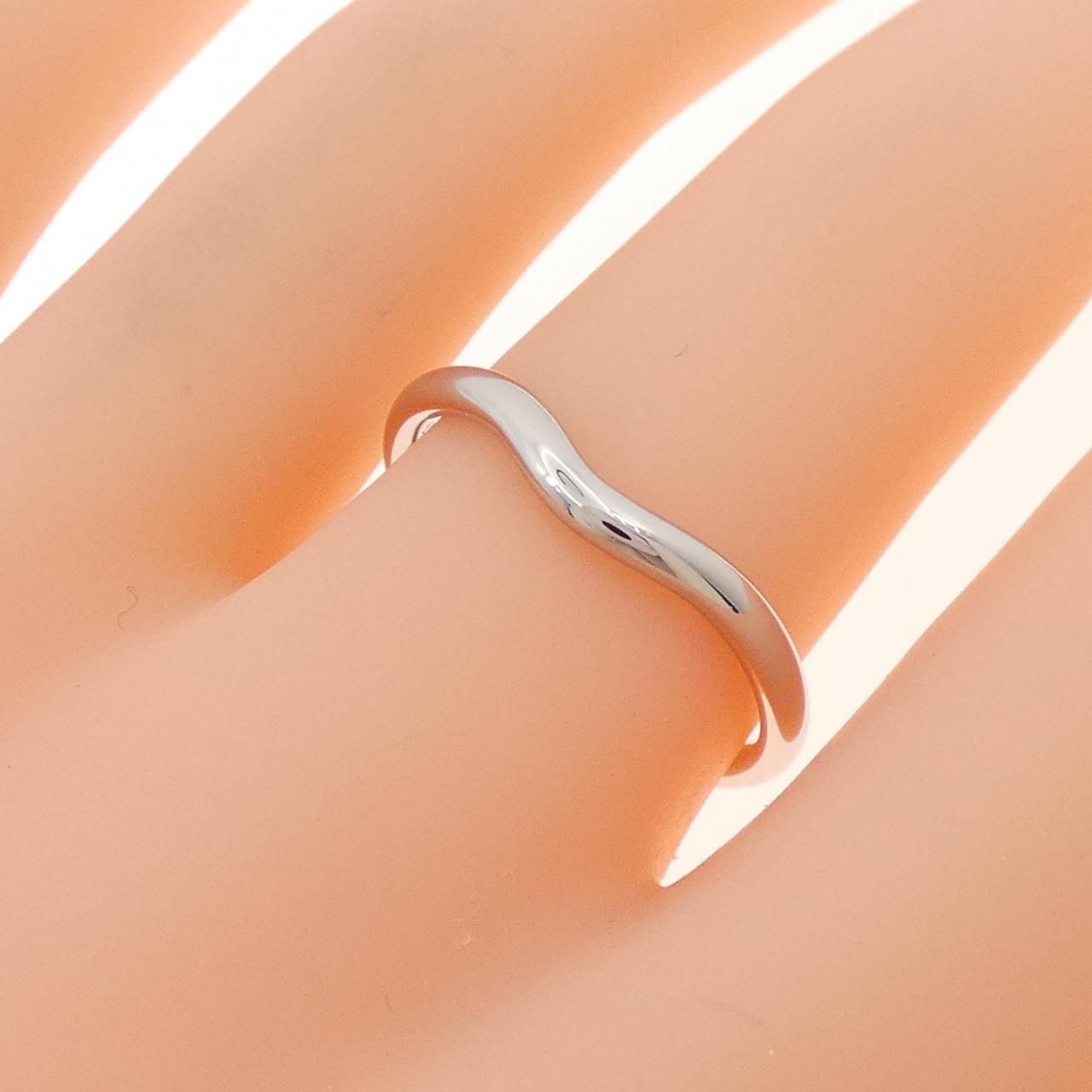 ティファニー カーブド リング ✨750ティファニー カーブドリング 18金