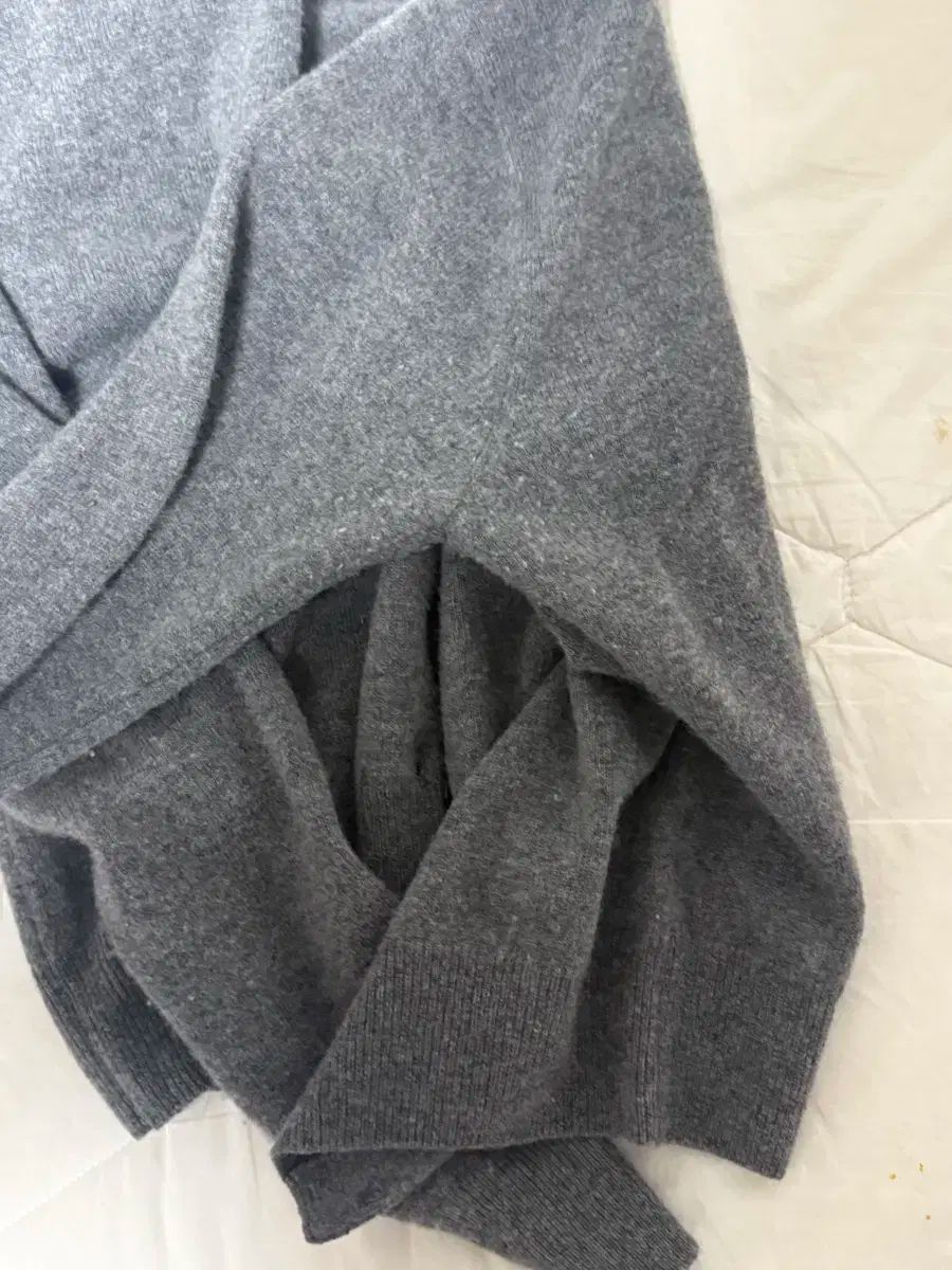  ODS ウール カーディガン チャコール 一回着用 長袖 カーディガン ボレロ アンサンブル