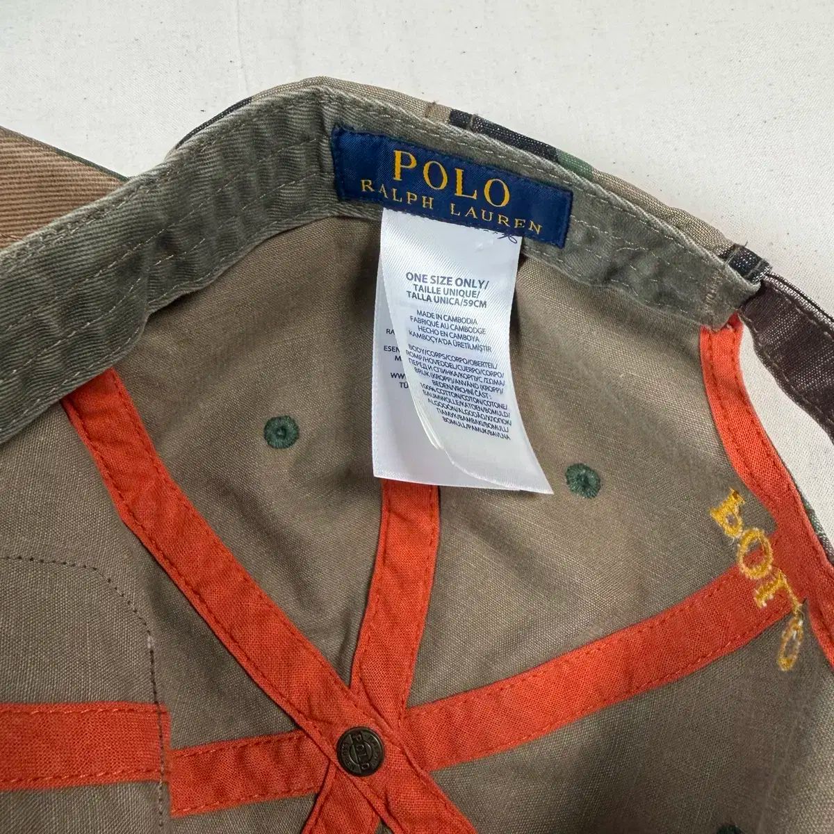 ポロラルフローレン カモ ベースボールキャップ 帽子