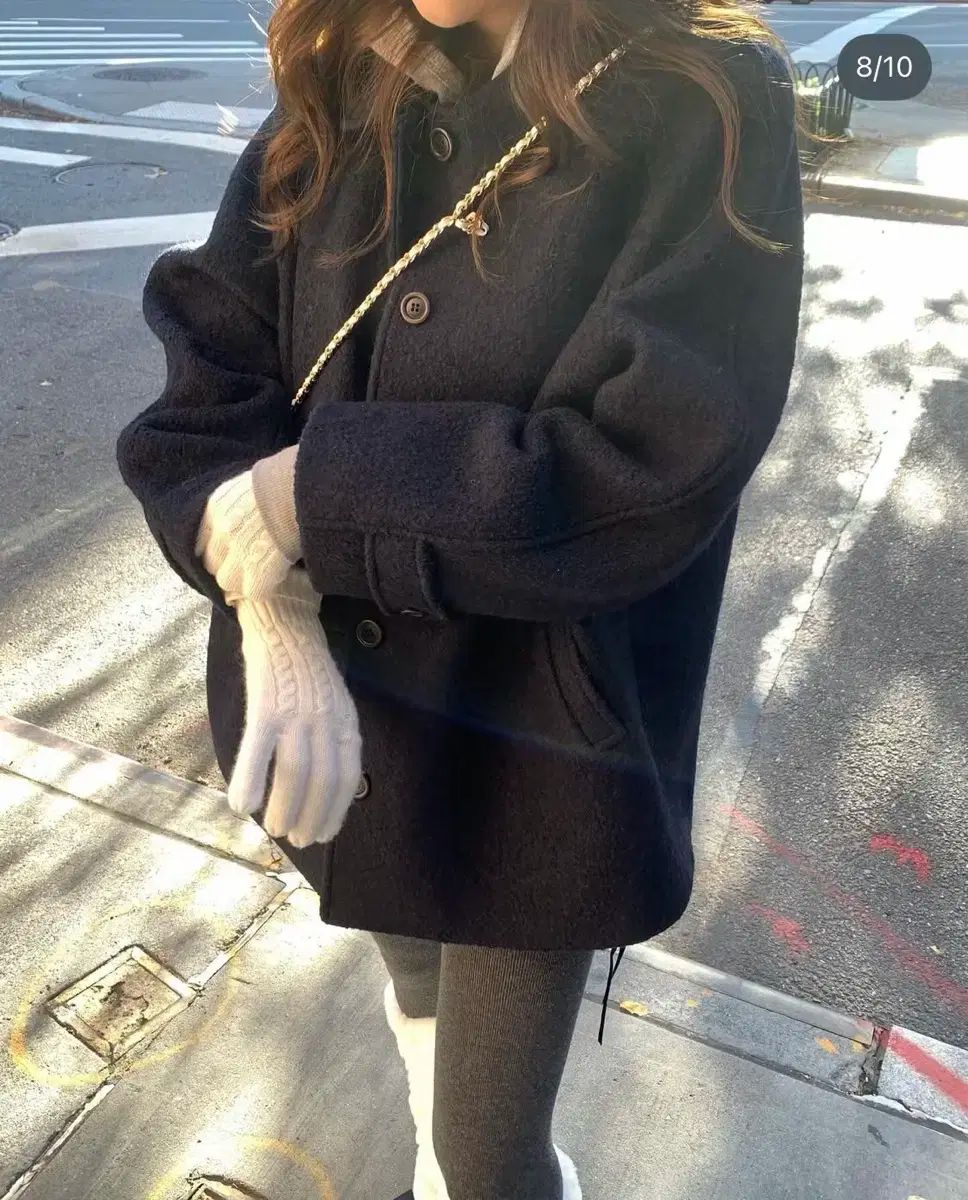 TANNAT エト ウール アルパカ ハーフ コート