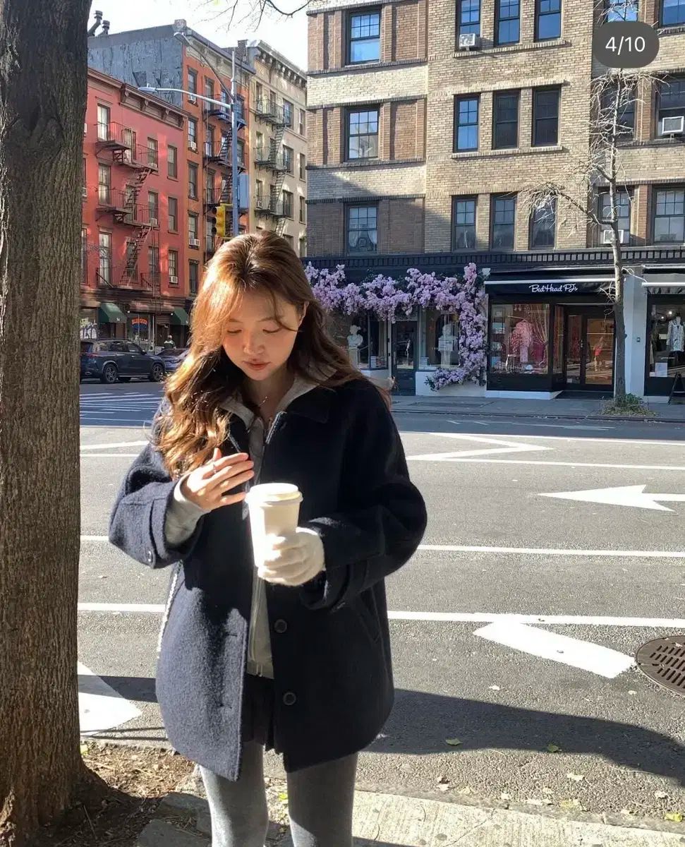 TANNAT エト ウール アルパカ ハーフ コート