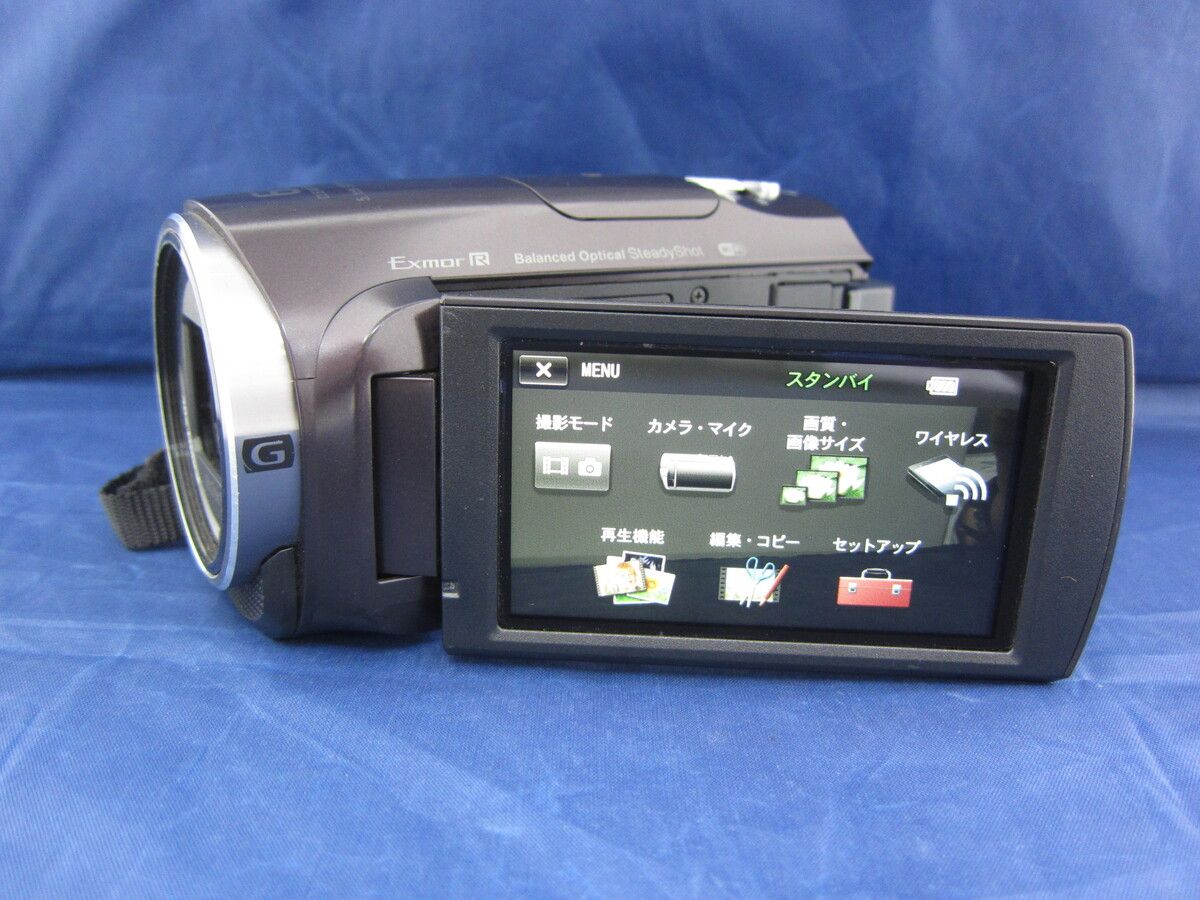 難あり品 ソニー デジタルHDビデオカメラレコーダー HDR-CX670 TC ボルドーブラウン