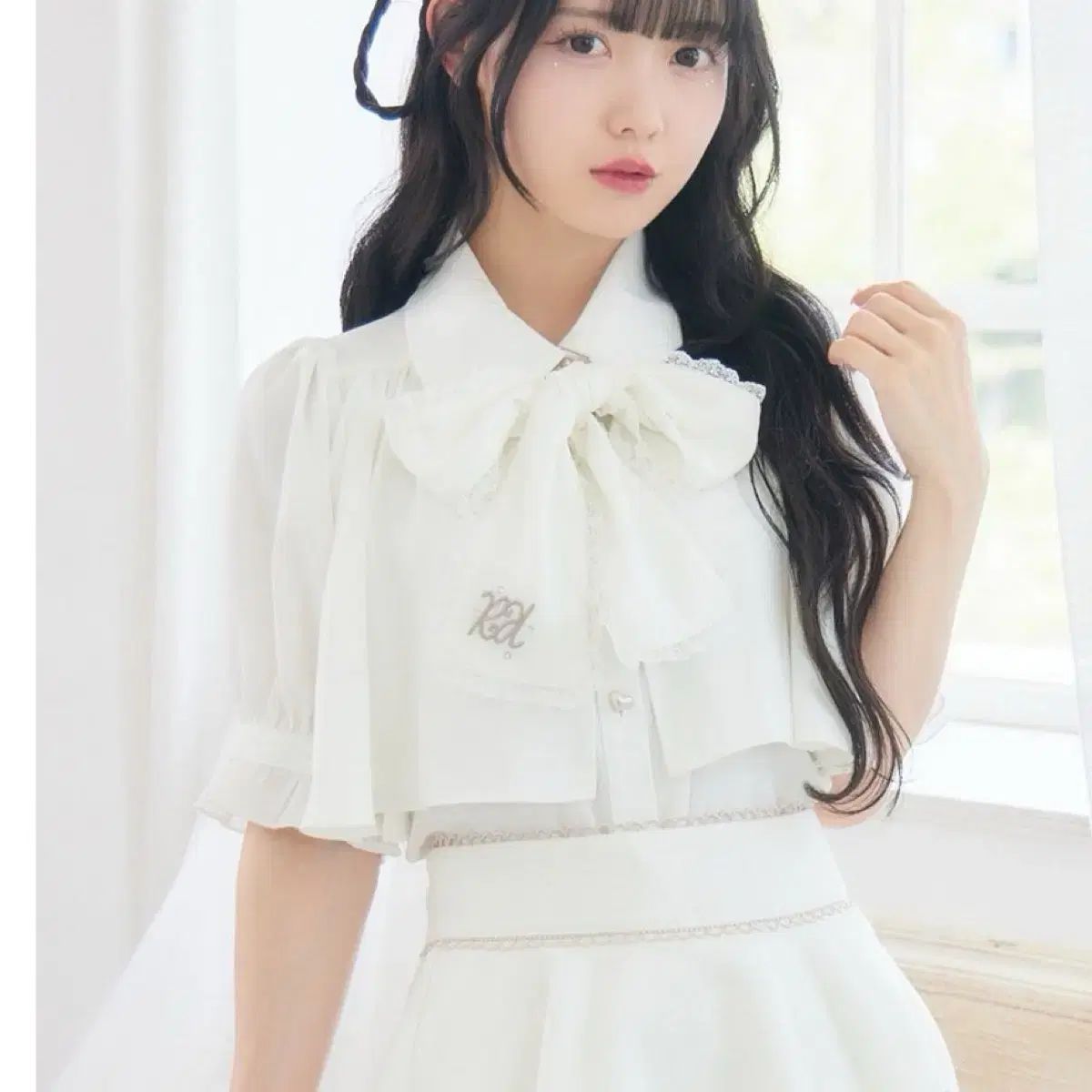 ROJITA ロジータ ケープ ブラウス