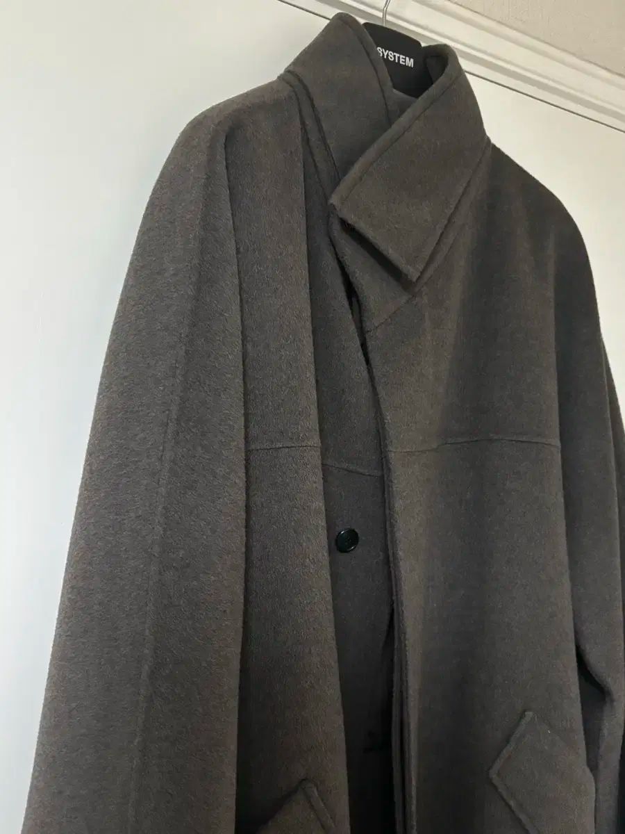 SYSTEM homme メンズ ハンドメイド カシミア コート 100