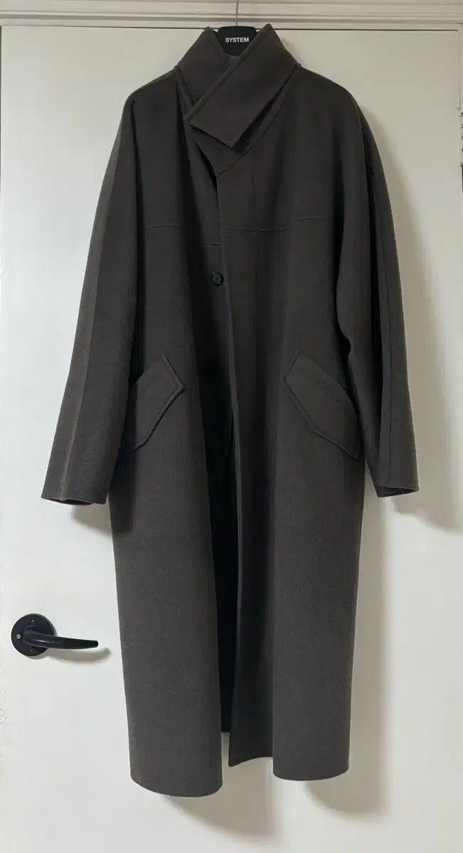 SYSTEM homme メンズ ハンドメイド カシミア コート 100