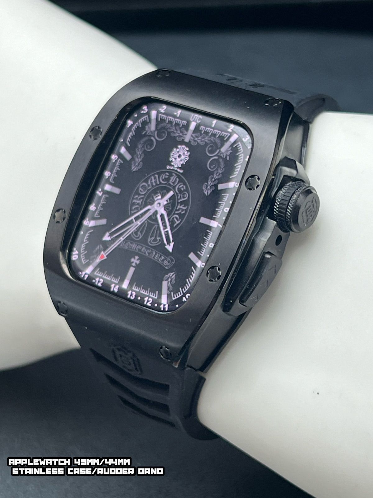 アップルウォッチ ステンレスケース 45mm44mmapplewatch