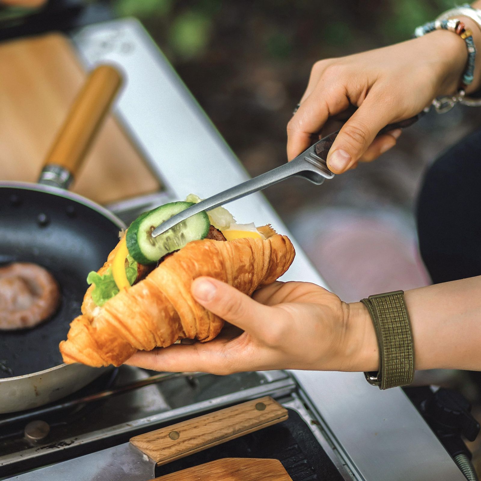 Thous Winds 焼肉 トング クレーバートング キッチントング BBQ アウトドア キャンプ バーベキュー 揚げ物