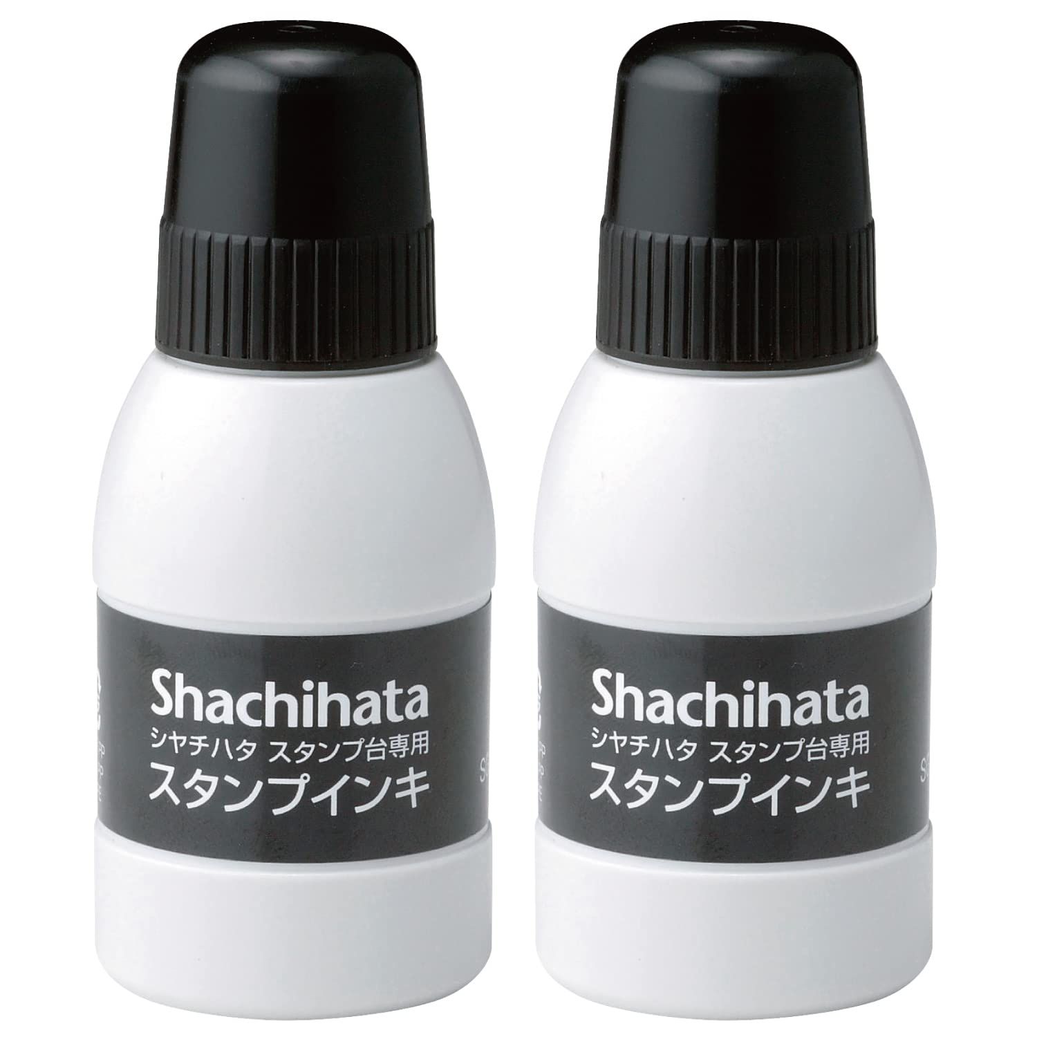 シャチハタ スタンプ台 スタンプインク 小瓶 黒 2本セット SGN-40-K_2
