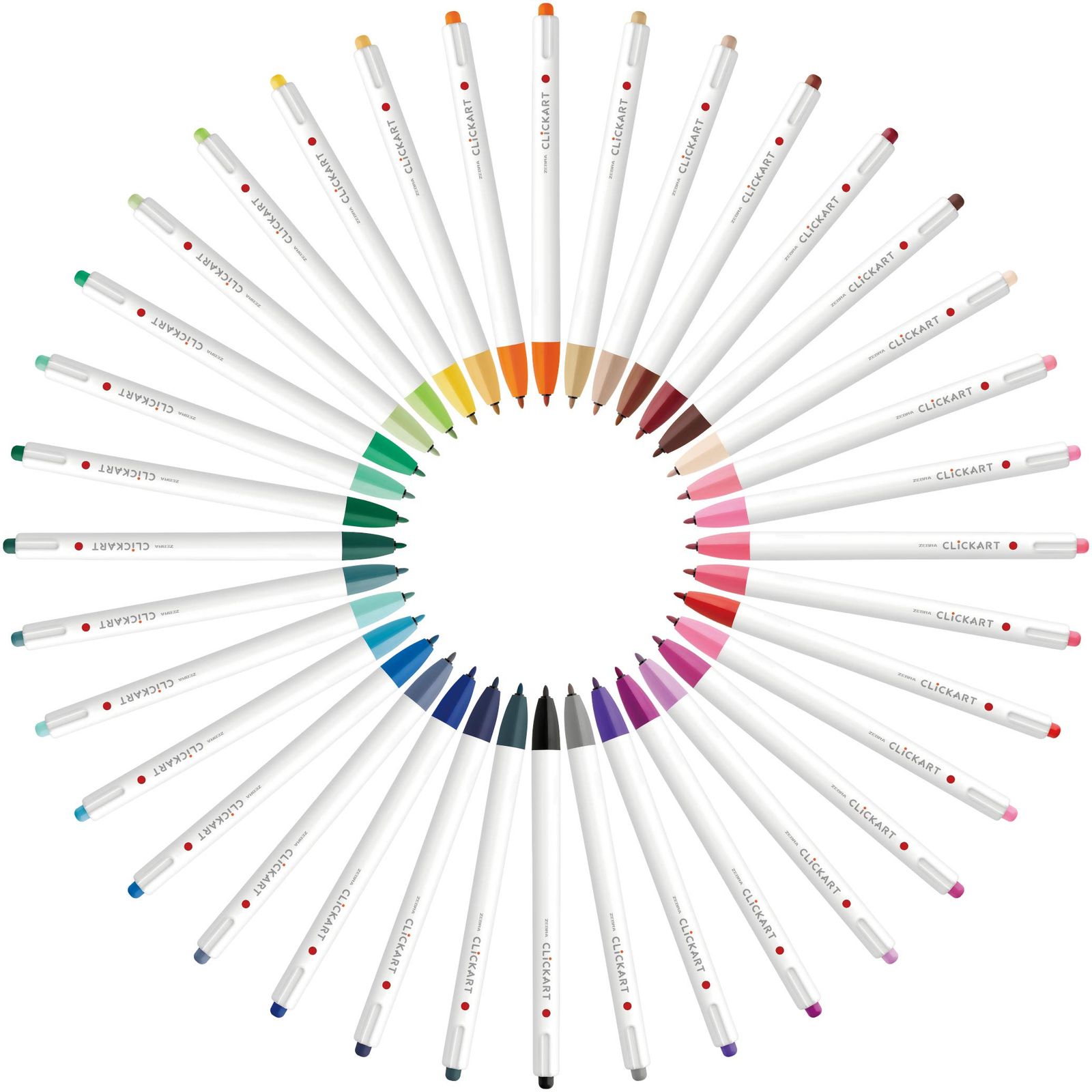 ゼブラ 水性ペン クリッカート 赤 10本 B WYSS 22 R