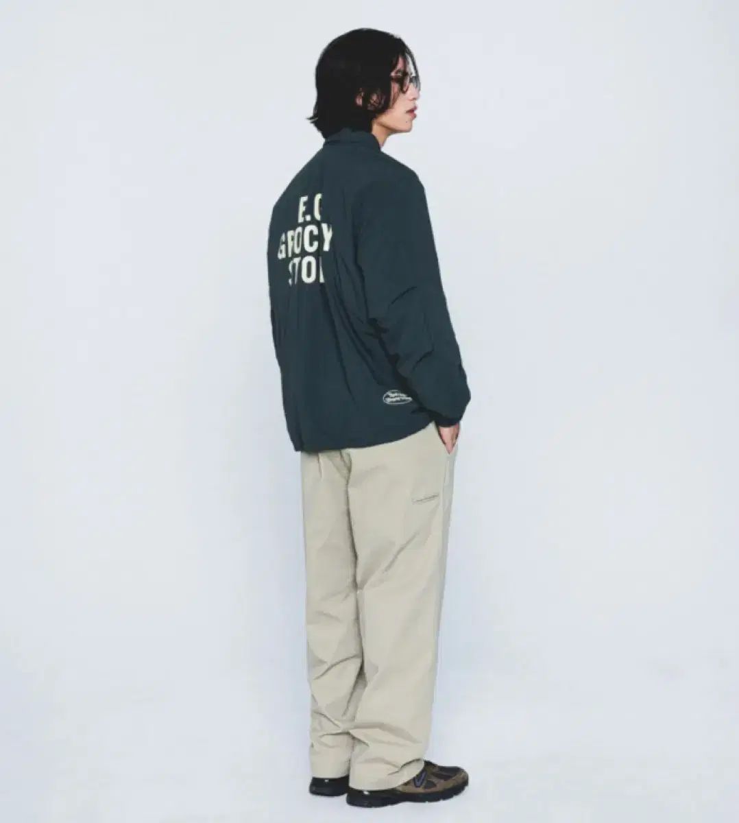 L ESPIONAGE エスピオナージ ワイド オフィサーパンツ