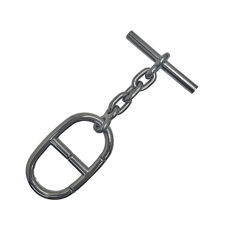 HERMES エルメス Metal Key Chain Chaine d’Ancre strap シェーヌダンクル メタル キーリング バッグチャーム