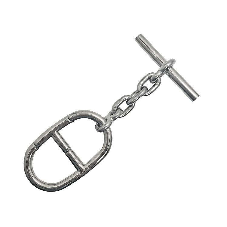 HERMES エルメス Metal Key Chain Chaine d’Ancre strap シェーヌダンクル メタル キーリング バッグチャーム