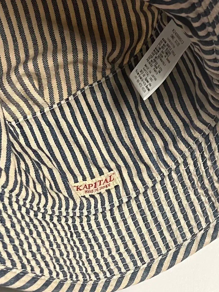 KAPITAL キャピタル ヒッコリース 런드리 バケットハット