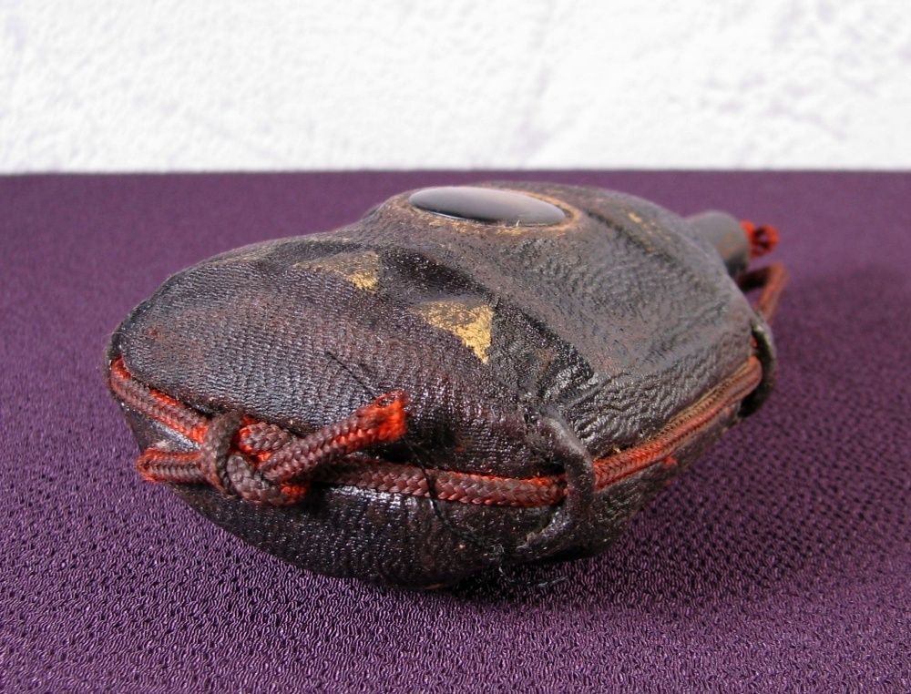 後藤一乗写 赤銅魚子地福神図笄 無銘 縁起物 後藤光行 七福神図三所物