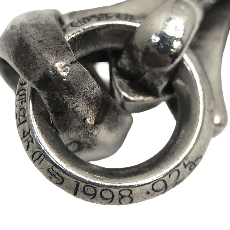 Chrome Hearts クロムハーツ CH CRS SML W|BALE スモールCHクロスベイル W|ベイル ペンダント トップ ネックレス SV925 シルバー GULLKHAN_COM