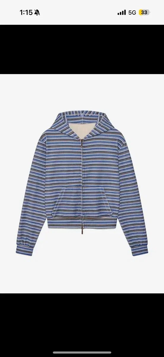 GLOWNY LAZY SUNDAY TERRY フードジップアップ