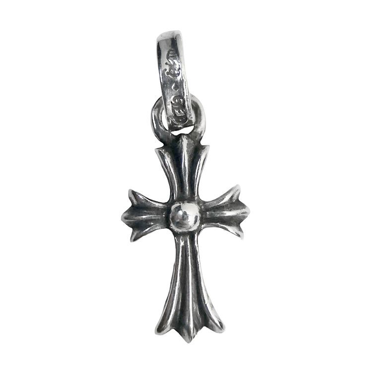 Chrome Hearts クロムハーツ CRS BBYFAT P|DMND ベビーファットチャーム ベイビーファットチャーム パヴェダイヤモンド ペンダント トップ ネックレス SV925 シルバー