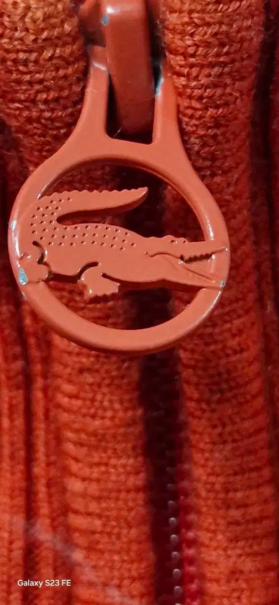  ラコステ レッド ニット ジップアップ カーディガン90 長袖 カーディガン ボレロ アンサンブル