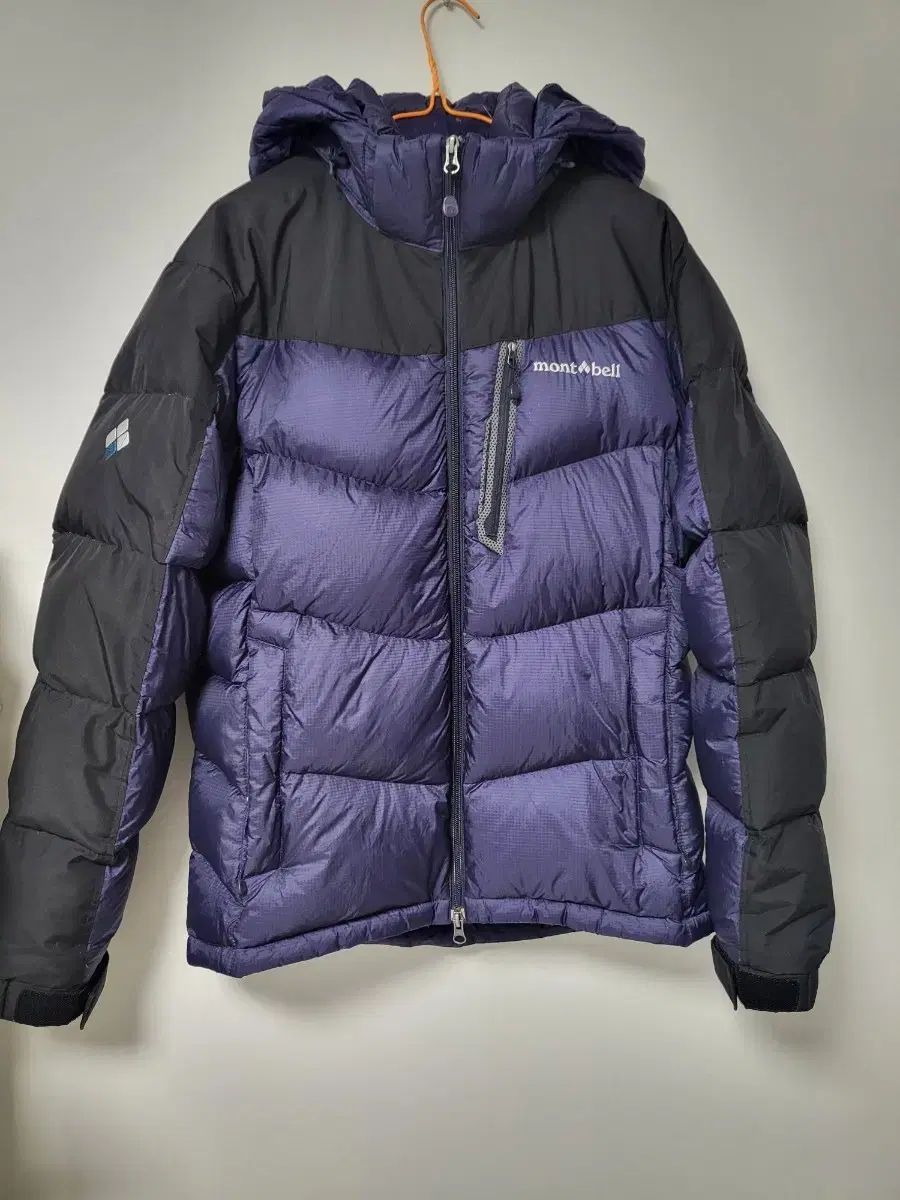 95 100 モンベル 黒|紫 グース ダウン