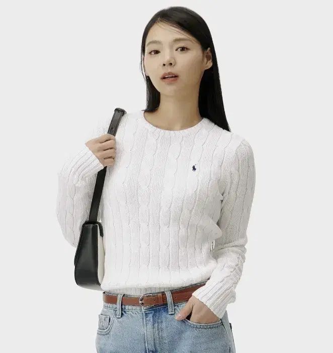 POLO RALPH LAUREN ポロラルフローレン レディース ケーブル ニット コットン クルーネック セーター