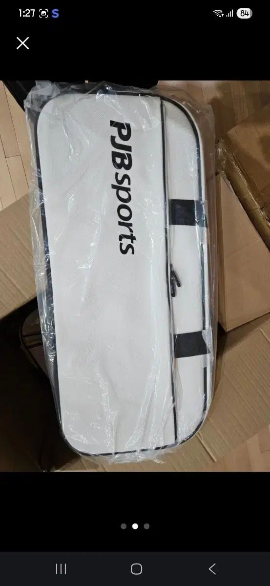 PJB バドミントン バッグ 2段 スクエアバッグ 大きいものです