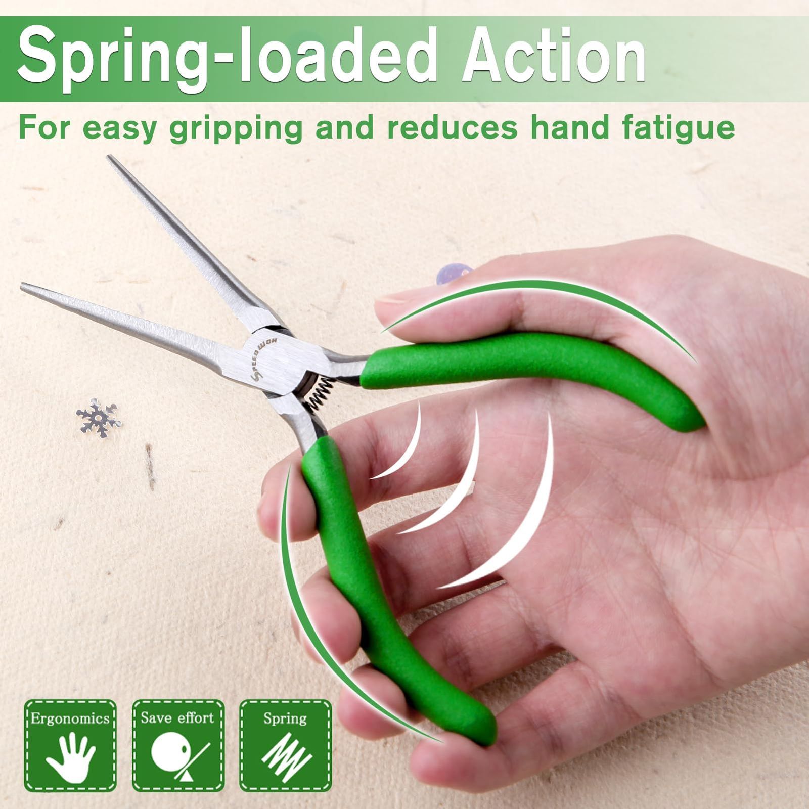 新品 SPEEDWOX リードペンチ ギザ無し 先細ペンチ ミニ ヤットコ 134mm