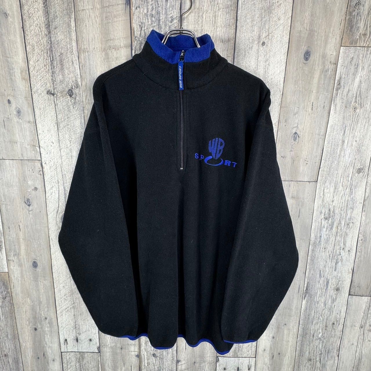 WARNER BROS STUDIO STORE WB SPORT ワーナーブラザース ハーフジップ フリース トレーナー メンズ XL サイズ