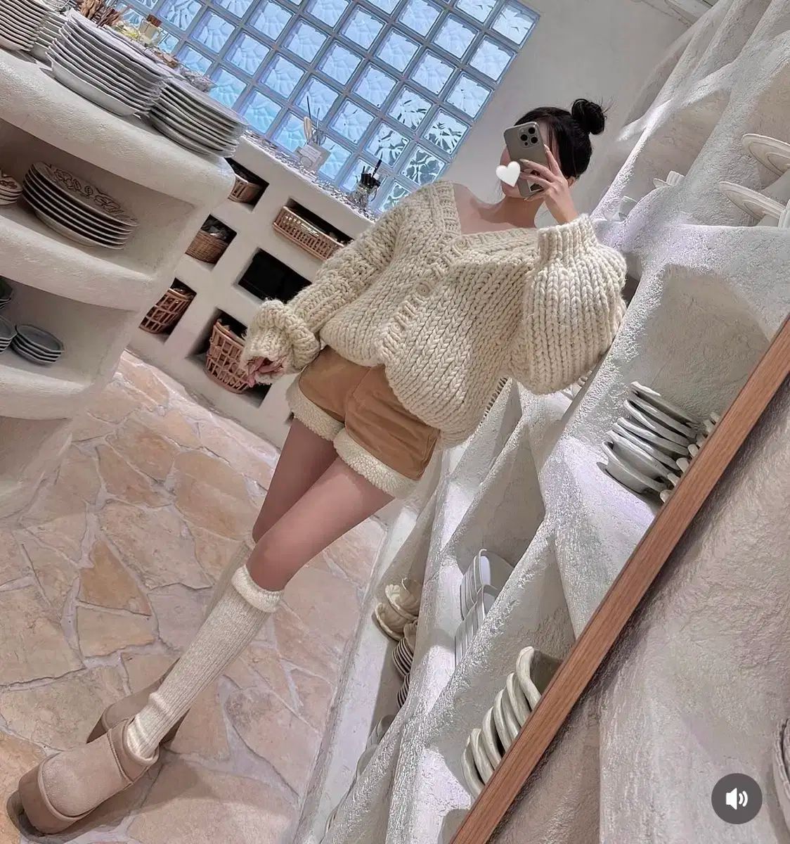 オーティティ ハンドメイド カーディガン