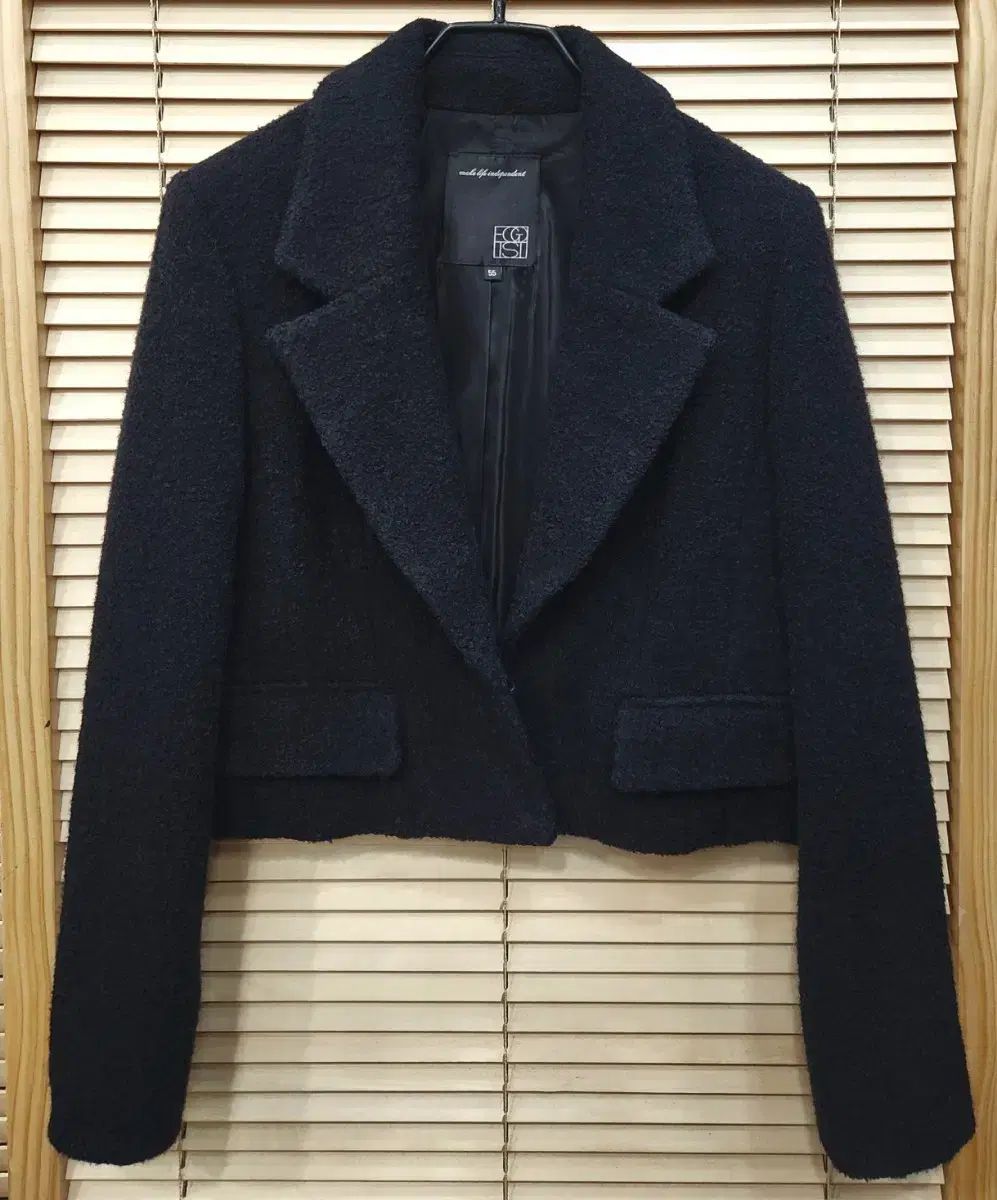 エゴイスト ブークレ クロップドジャケット 55サイズ