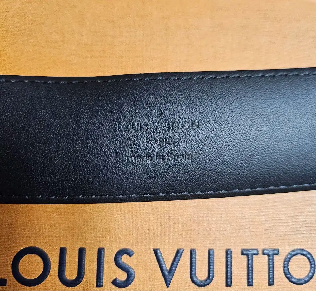  Louis Vuitton 35 mm ベルト タグ ボックス お買い物バッグ 含む ベルト 小物