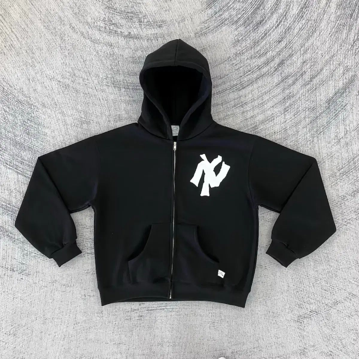 AKIMBO WHO ジップアップパーカー ブラック M サイズ