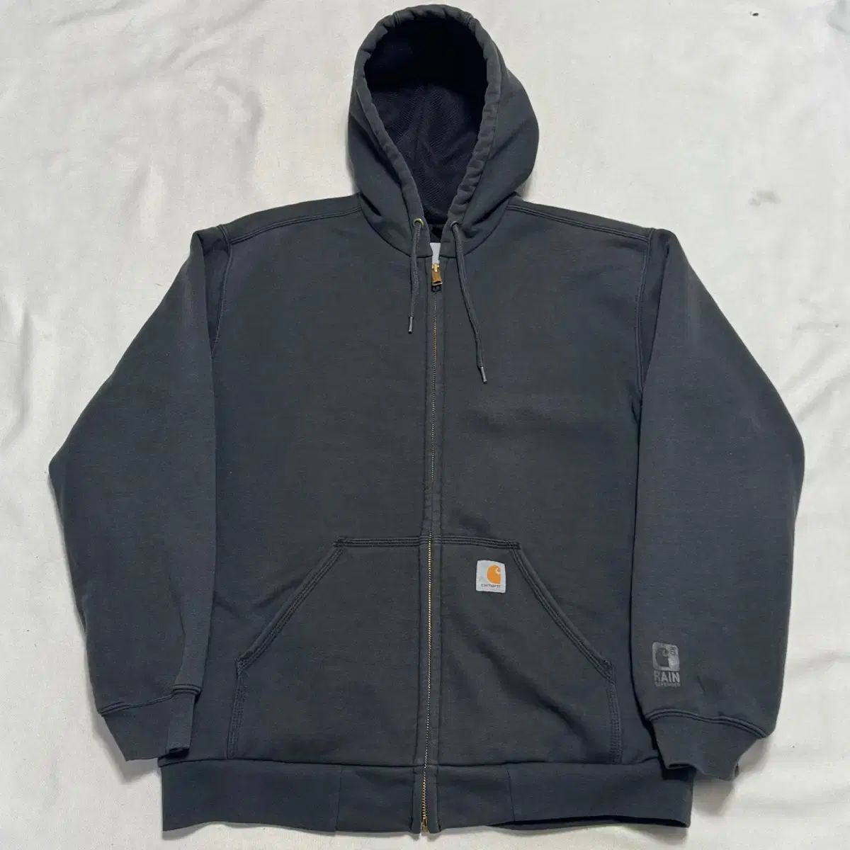 M Carhartt カーハート ブラック フード ジップアップ