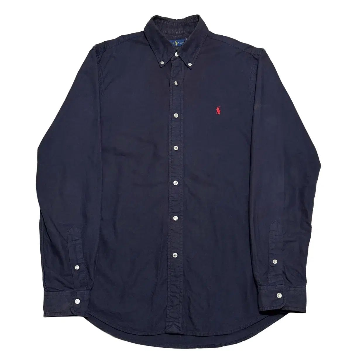 M ポロラルフローレン レッドポニー リネンシャツ