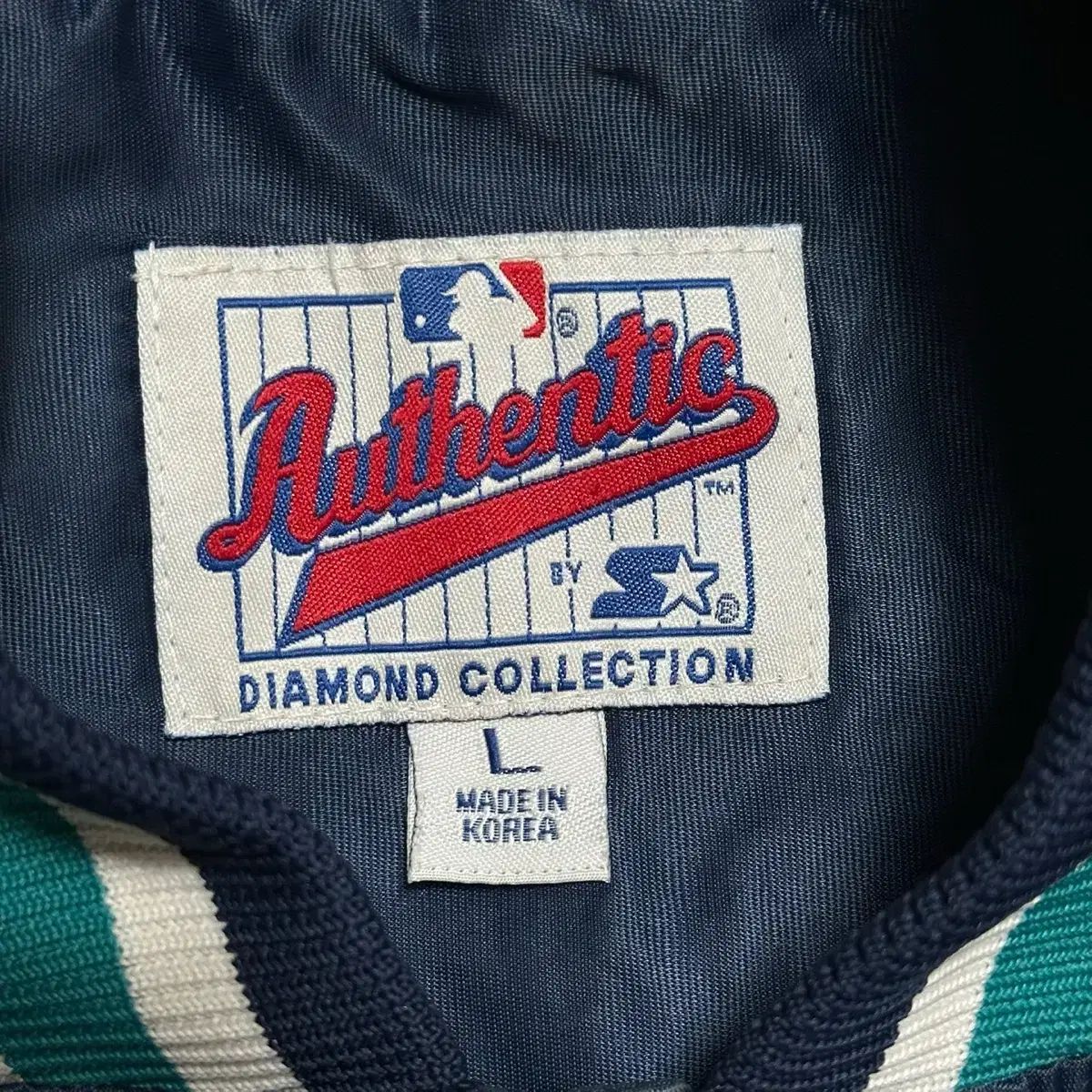 L STARTER(スターター) ネイビー ベースボール スタジャン - メルカリ