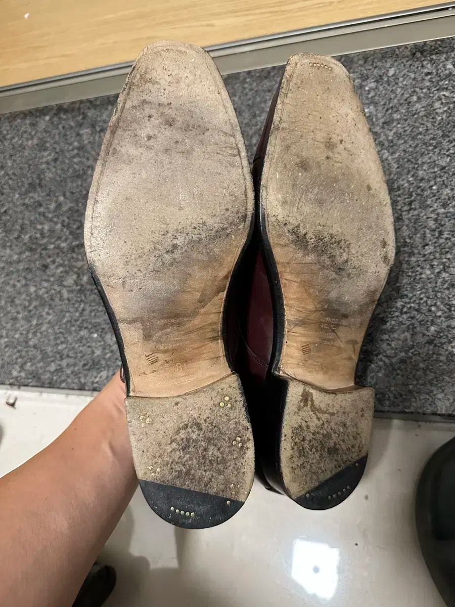  Vass ダブルモンクストラップ uk 8 f バーガンディ ローファー ブーツ 革靴