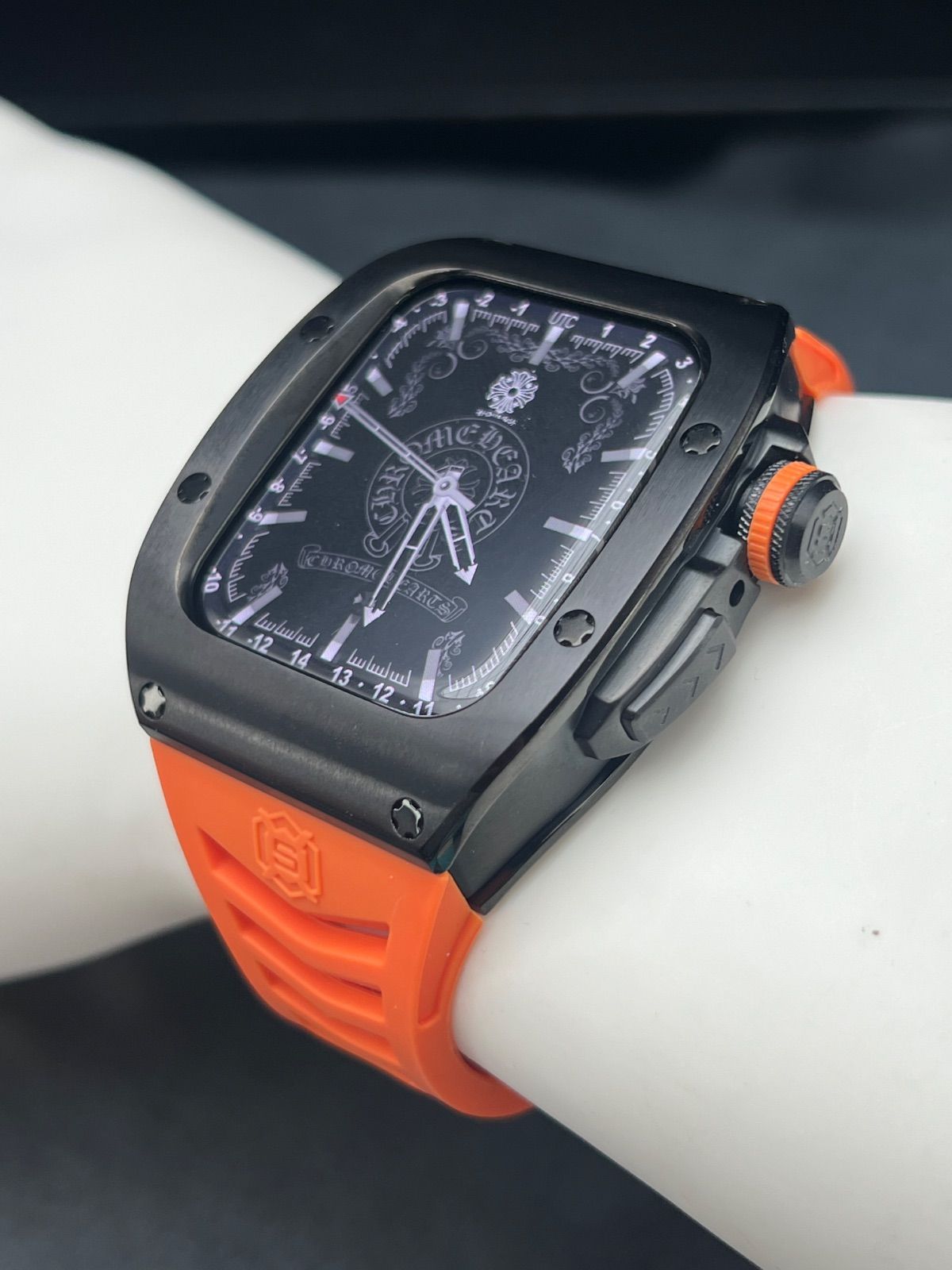 45mm44mm アップルウォッチ ステンレスケース applewatch シリーズ456789se