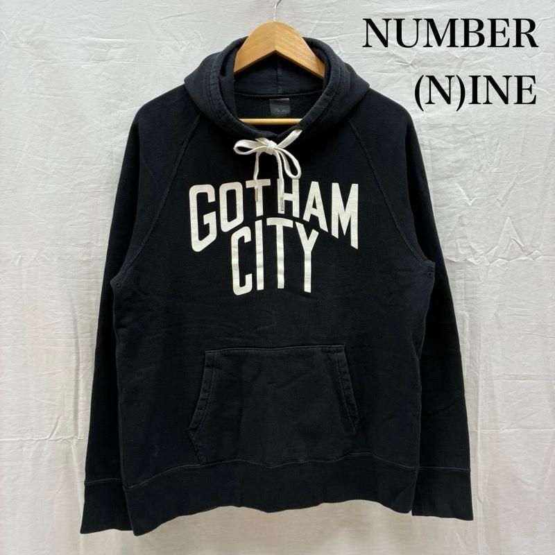 【古着】GOTHAM CITY パーカー　木村拓哉 ナンバーナイン GOTHAM CITY プルオーバー スウェット パーカー