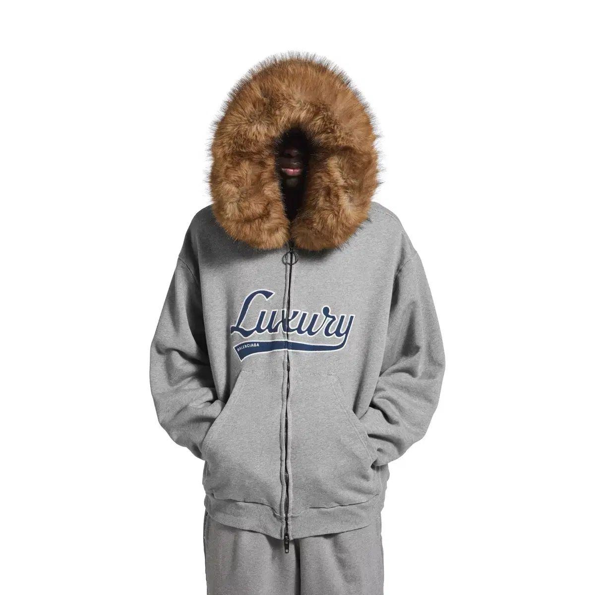 バレンシアガ グレー ジャージ パンツ Winter 25