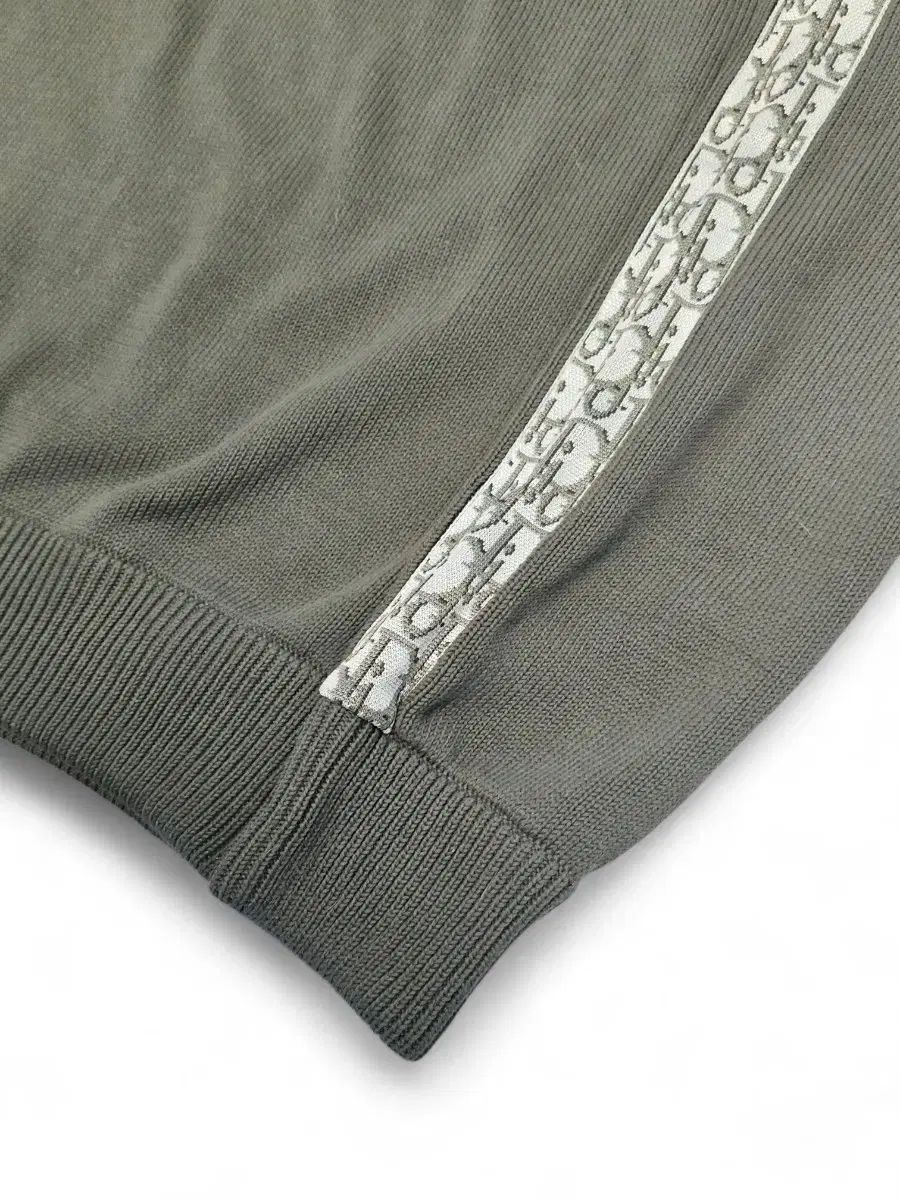 ほぼ |L ディオール オブリーク インサート ニット カーキ